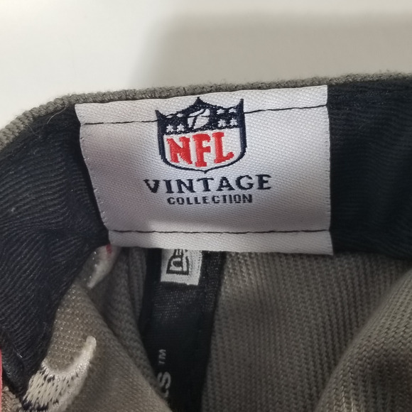 NFL Apparel Houston Texans Cap Hat Snapback Gray Red Vintage Collection - Picture 7 of 7